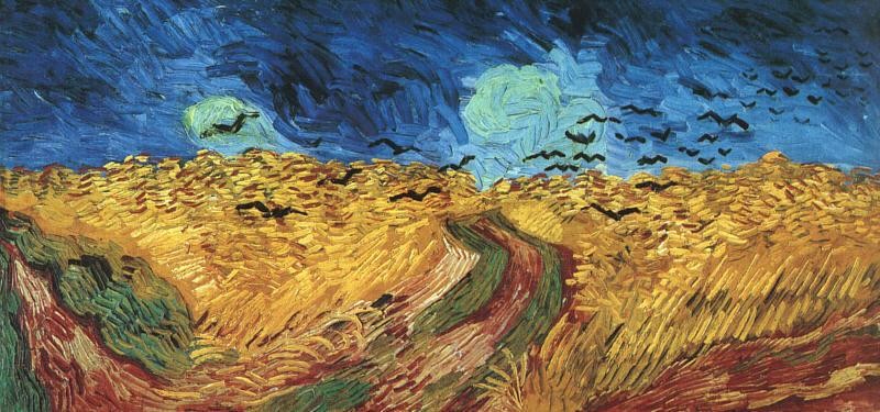 Vincent van Gogh Wheatfield with Crows